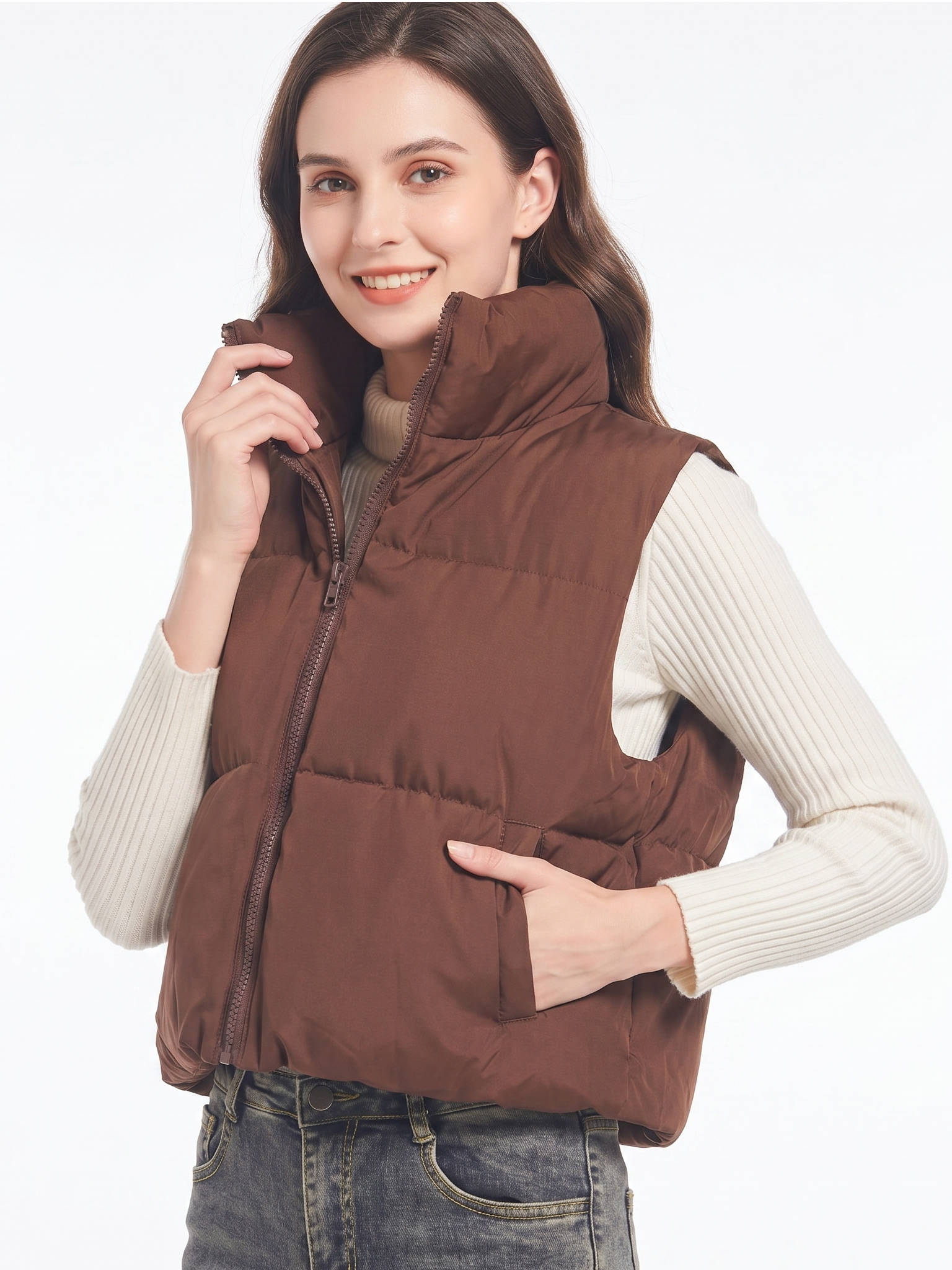 Juliette Women's Puffer Jacket - back view