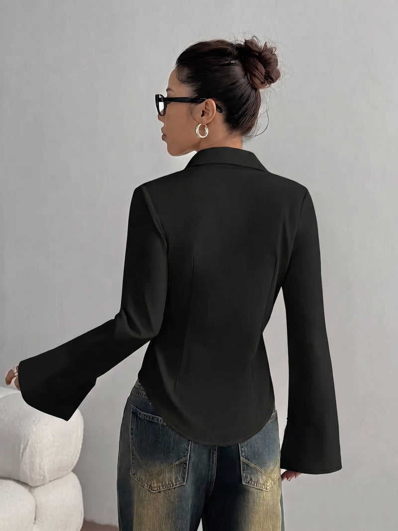 Verity Women's Blouse - close-up detail