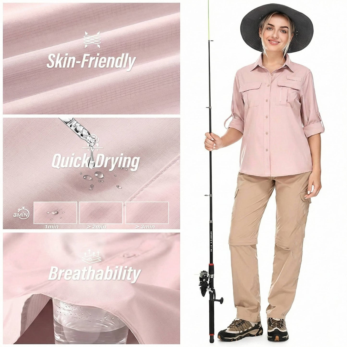 Tallulah Women's Shirt - fabric and finish detail
