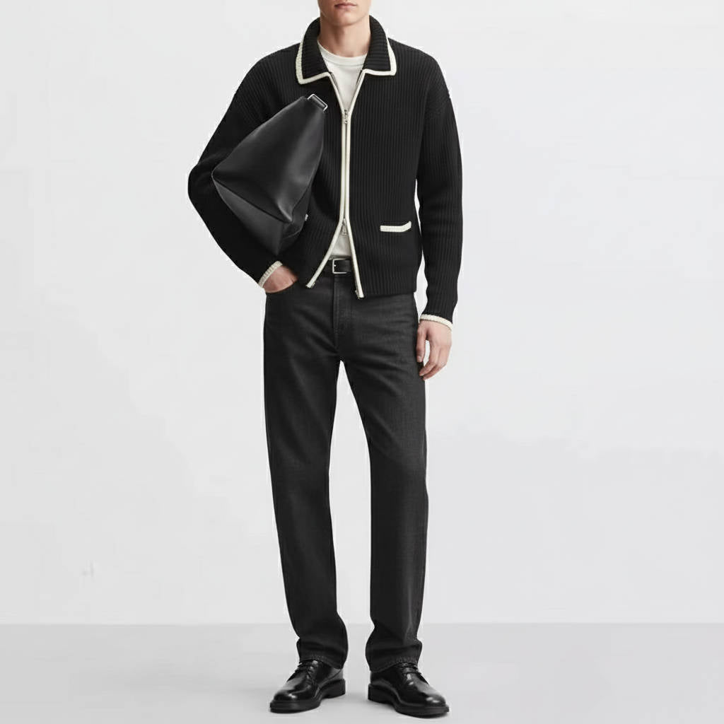 Otis Men's Cardigan - back view