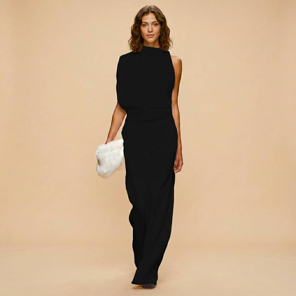 Camille Women's Jumpsuit - styled view