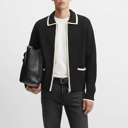 Otis Men's Cardigan - styled view