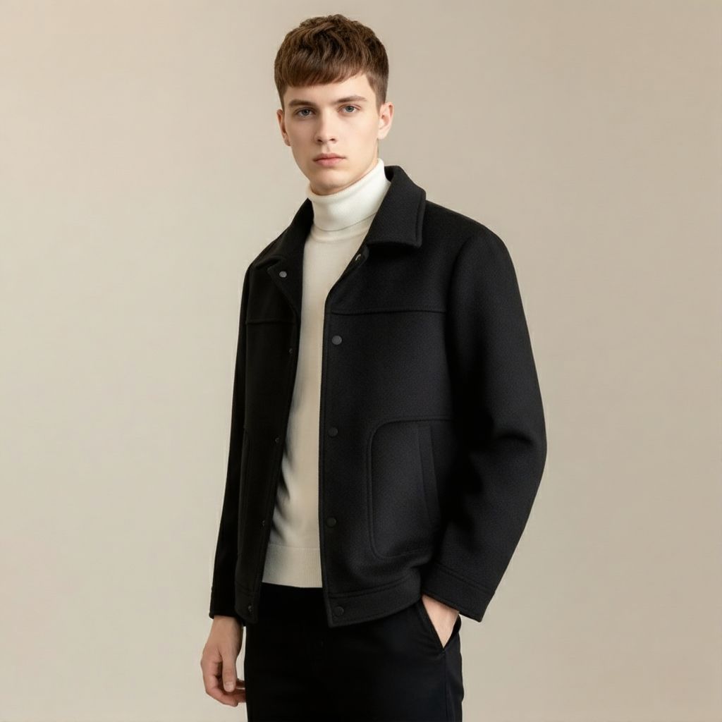 Hollis Men's Jacket - fabric and finish detail