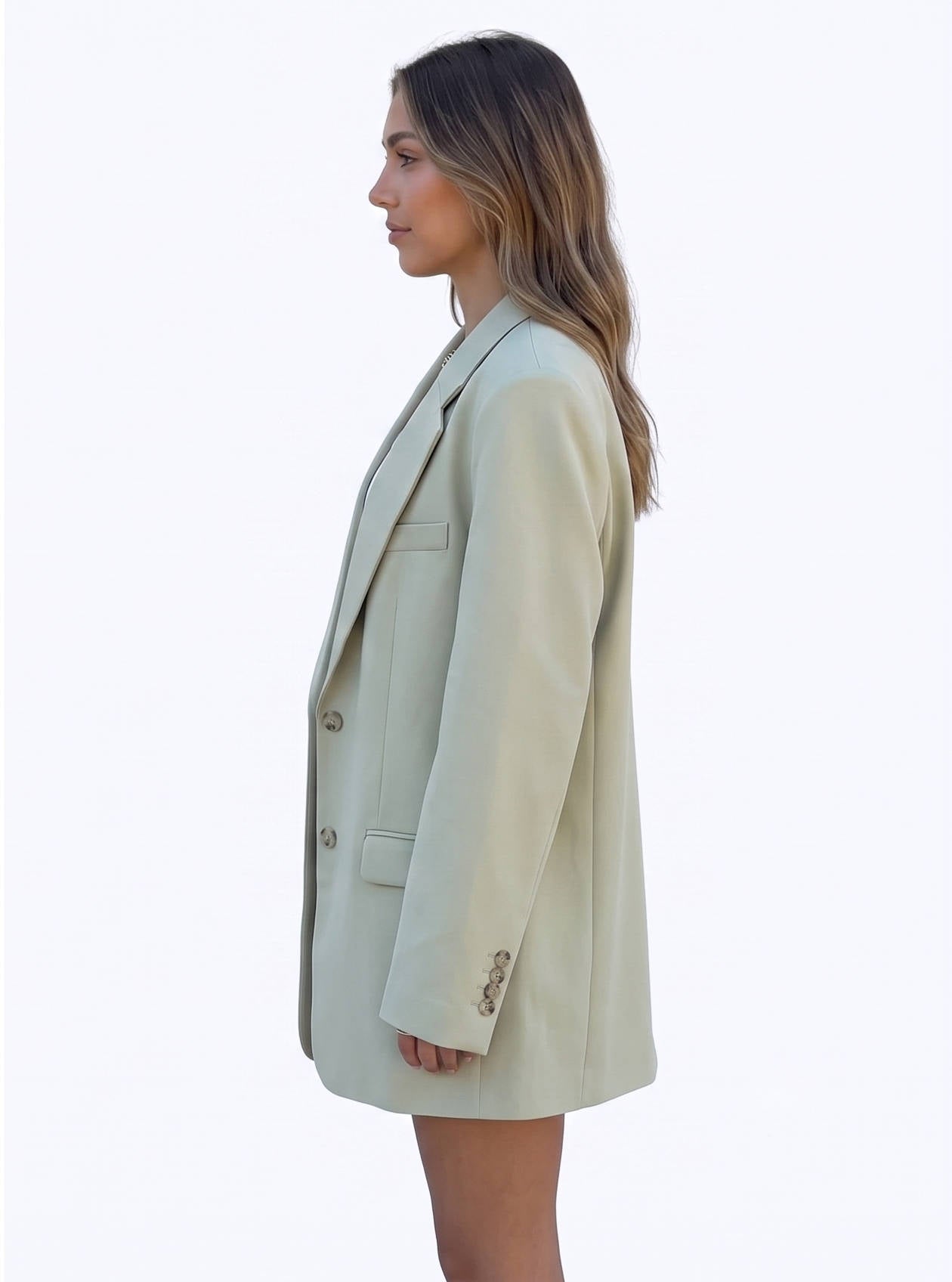 Perla Women's Oversized Blazer - back view