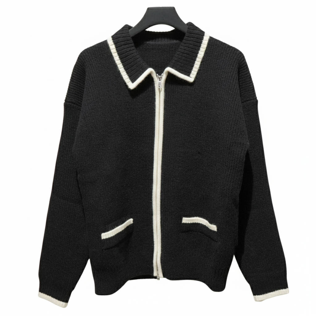 Otis Men's Cardigan - close-up detail