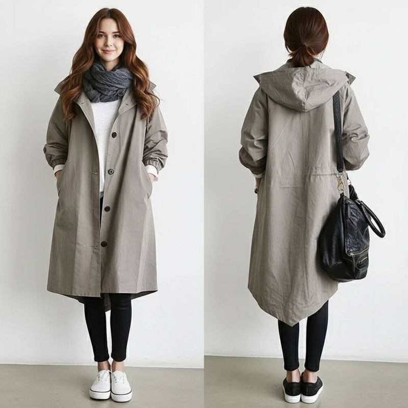 Wilda Women's Oversized Trench Coat | Waterproof