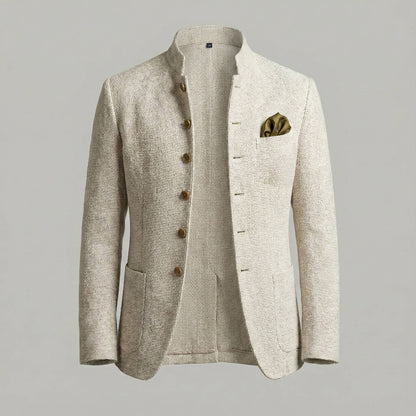 Gideon Men's Jacket - fabric and finish detail