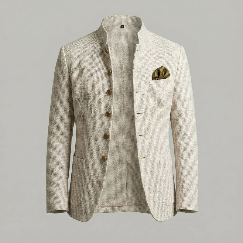 Gideon Men's Jacket - fabric and finish detail