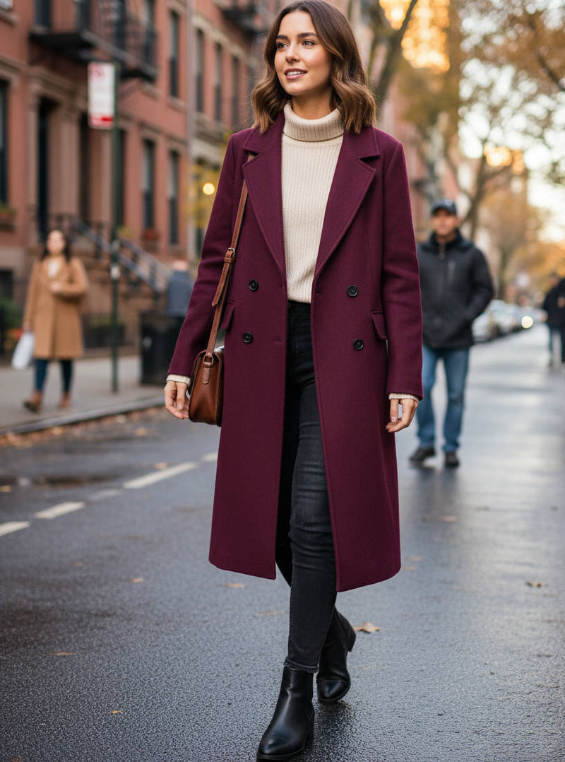 Edith Women's Coat | Double Breasted