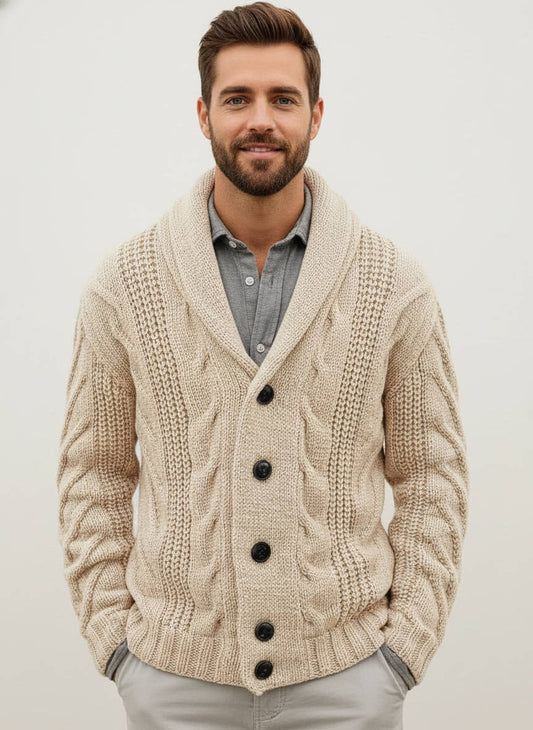 Fabian Men's Cardigan - front view
