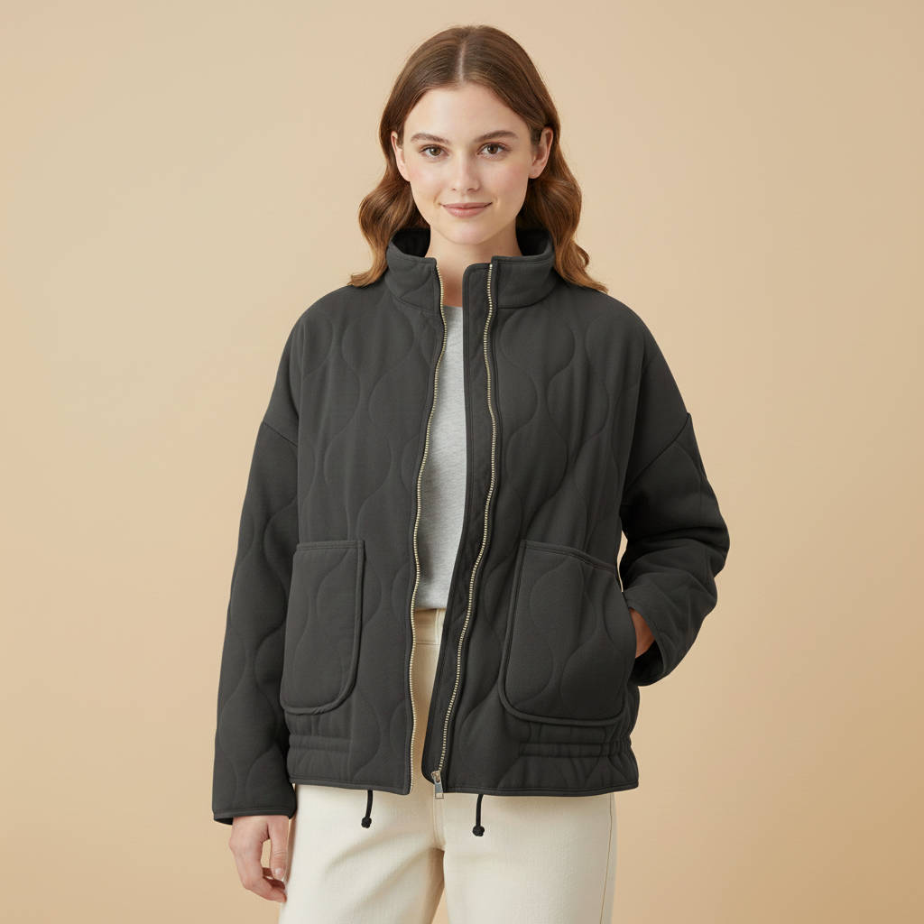 Elise Women's Quilted Jacket - back view