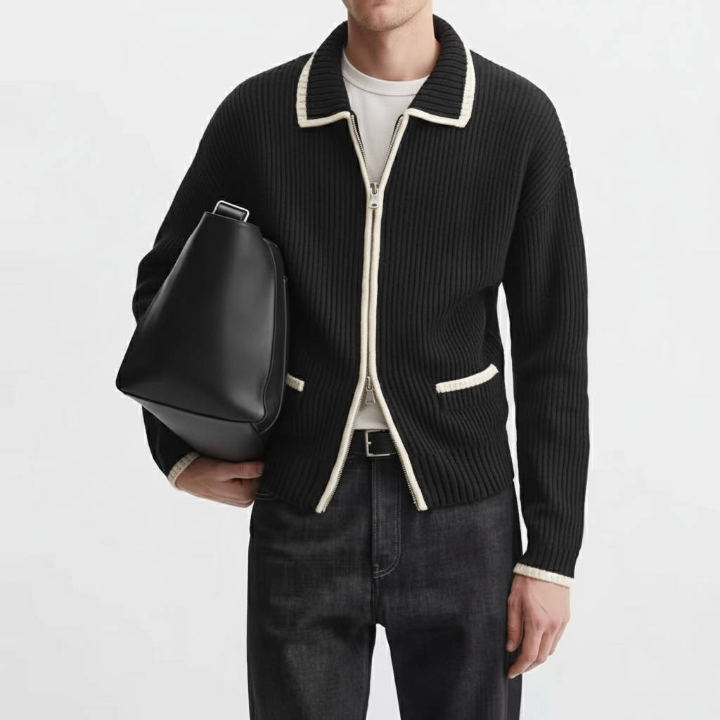 Otis Men's Cardigan - front view