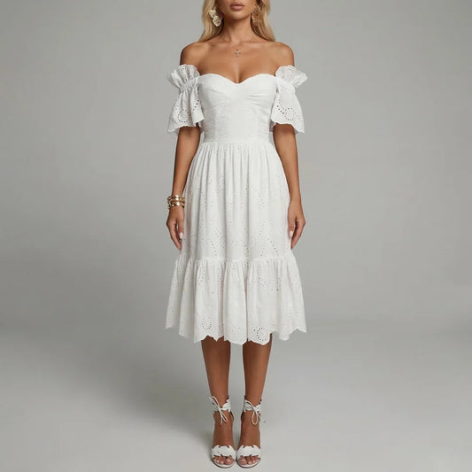 Jolie Women's Midi Dress - styled view