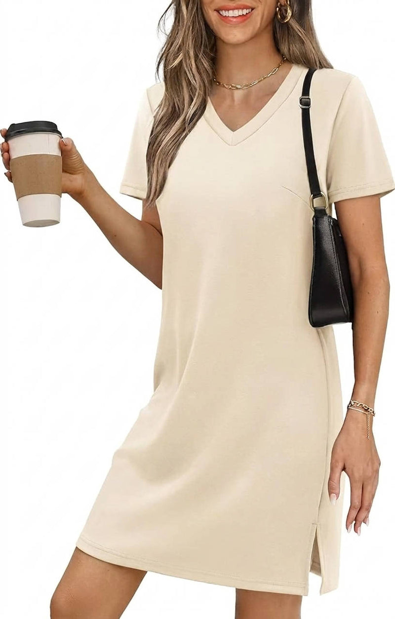 Tilda Women's Shirt Dress | V-neck