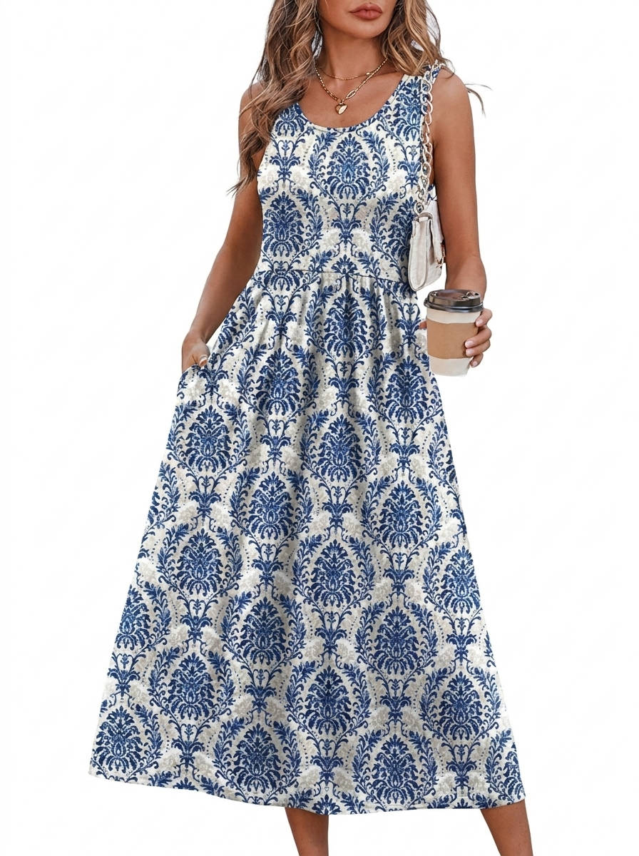 Willa Women's Midi Dress - front view