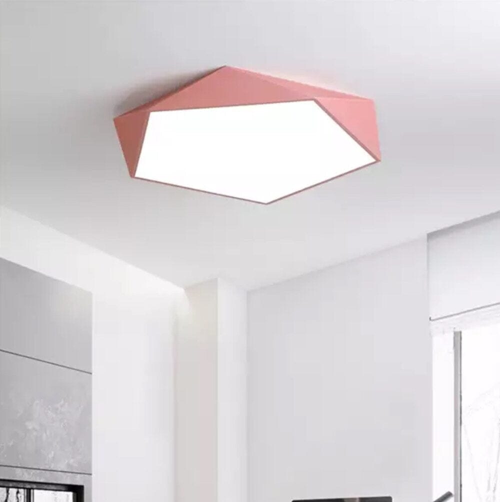 Geometra | Modern Elegant Flush Mount Ceiling Light Fixture 0