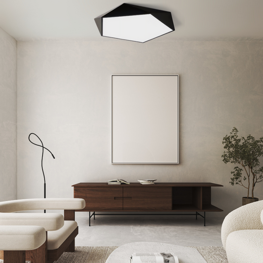 Geometra | Modern Elegant Flush Mount Ceiling Light Fixture 1