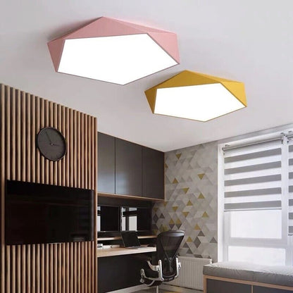 Geometra | Modern Elegant Flush Mount Ceiling Light Fixture 2