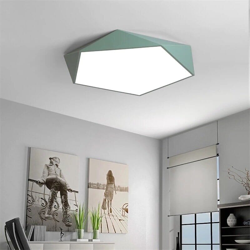 Geometra | Modern Elegant Flush Mount Ceiling Light Fixture 4
