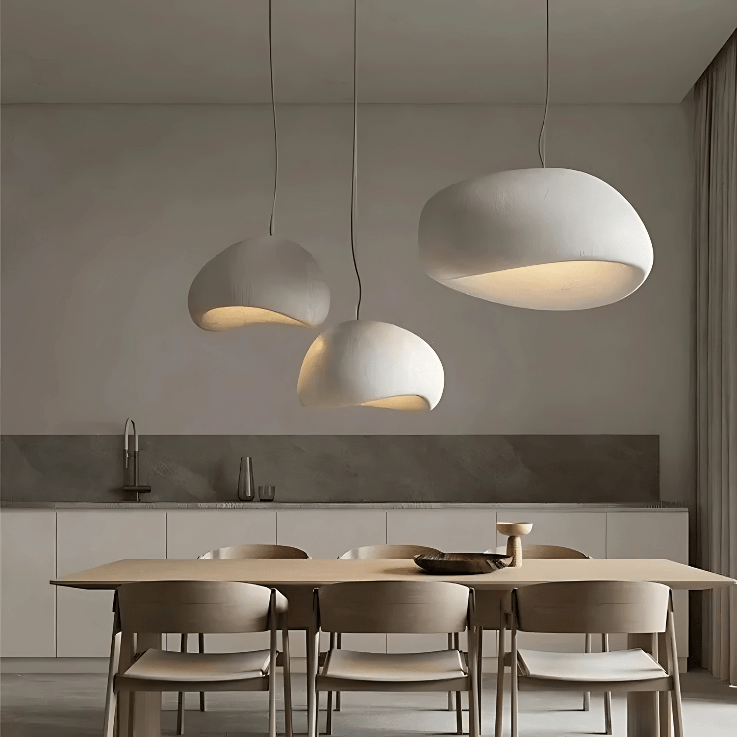 GinzaLight | Elegant Artisan Wabi Sabi Kitchen Pendant Lighting 1