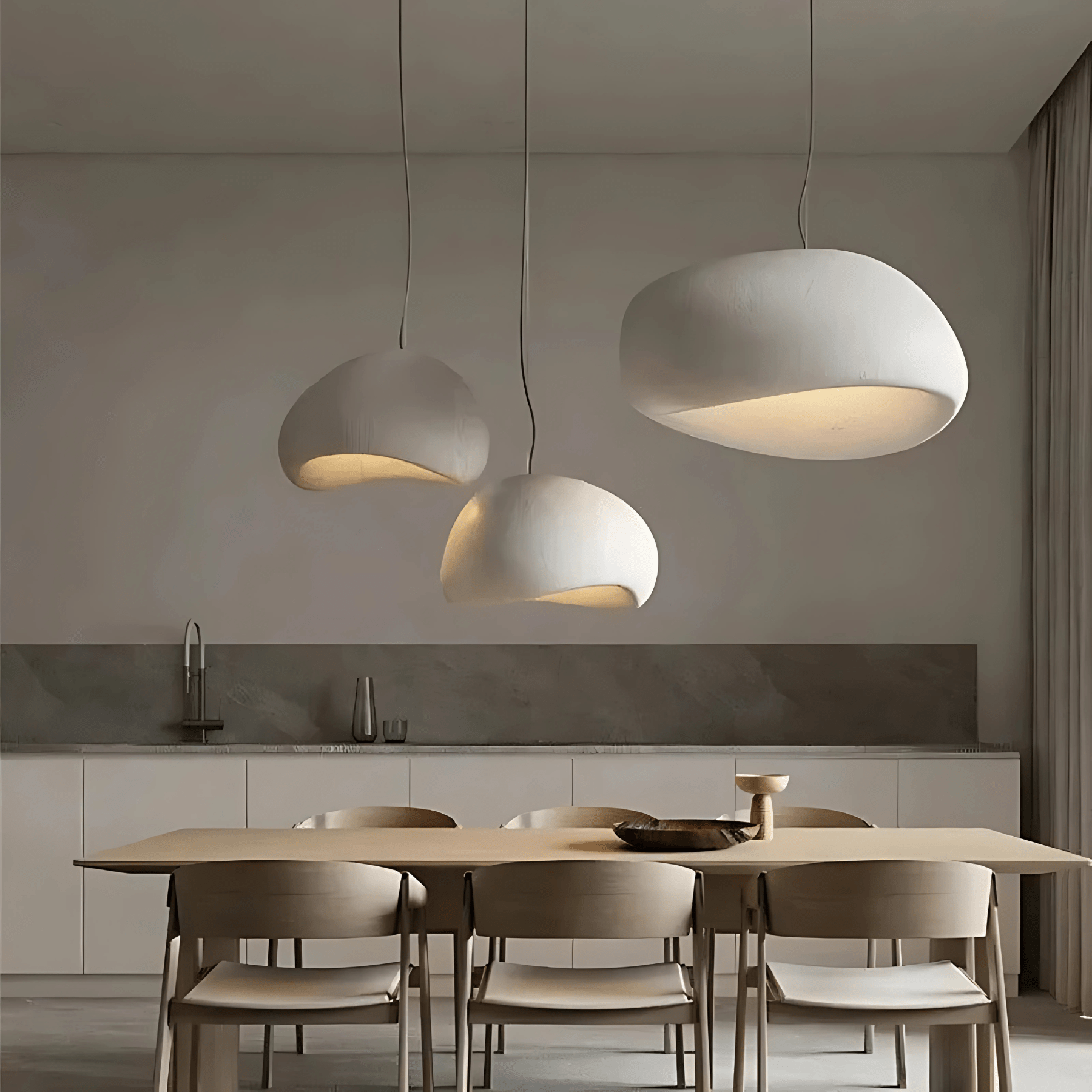 GinzaLight | Elegant Artisan Wabi Sabi Kitchen Pendant Lighting 1