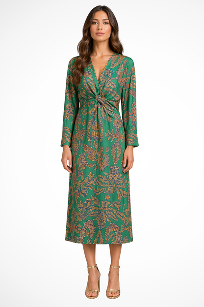 Sophie Women's Printed Midi Dress - full-length view