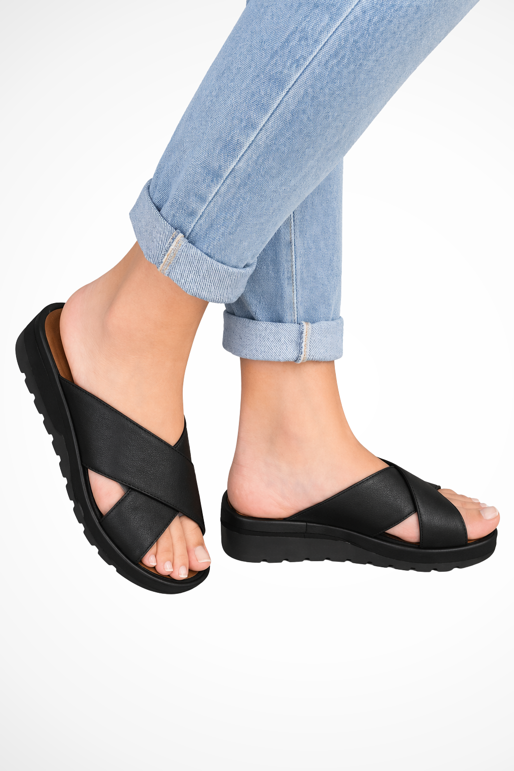 Talia Women's Platform Sandals - styled view