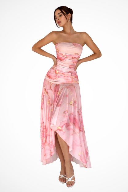 Iris Women's Floral Maxi Dress - front view