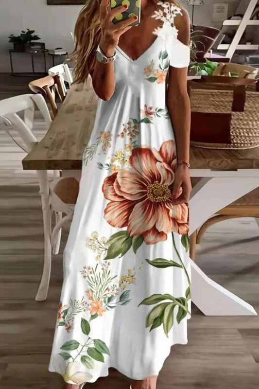 Astrid Women's Floral Maxi Dress - styled view