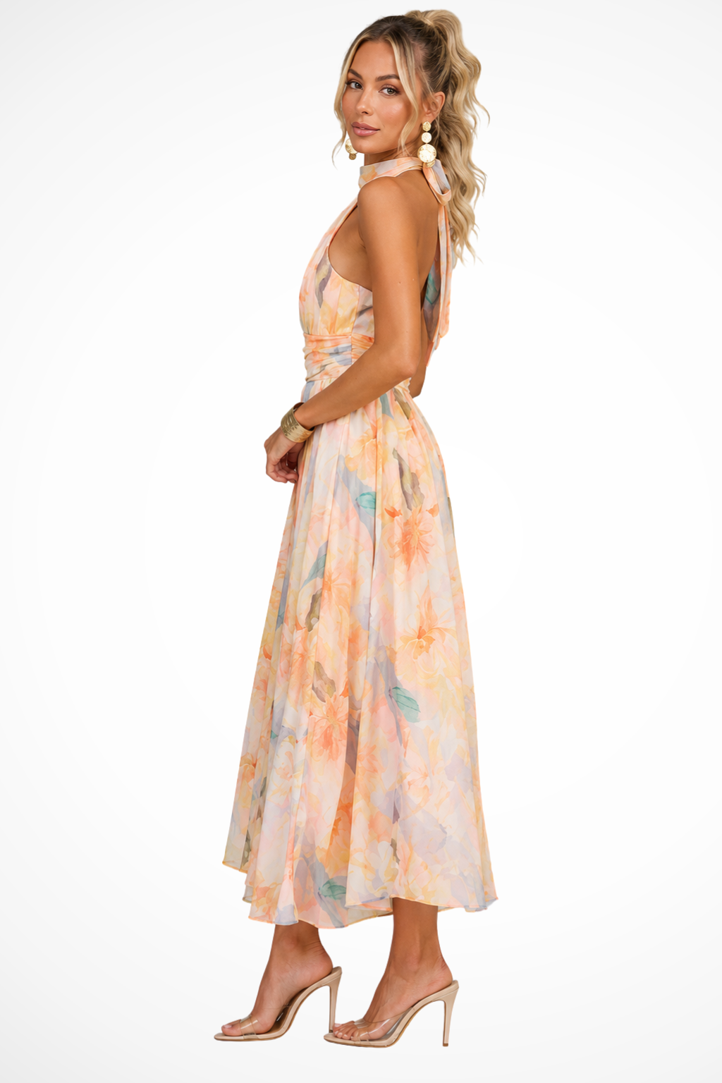 Sable Women's Floral Maxi Dress - full-length view