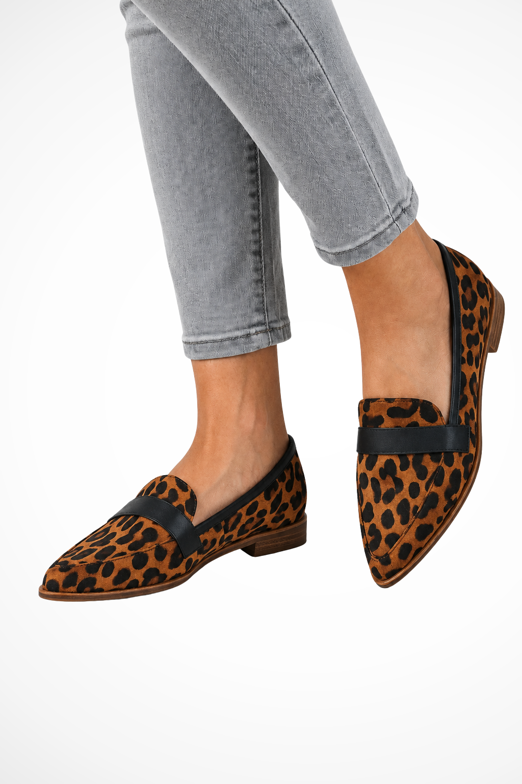 Ava Women's Suede Loafers - back view