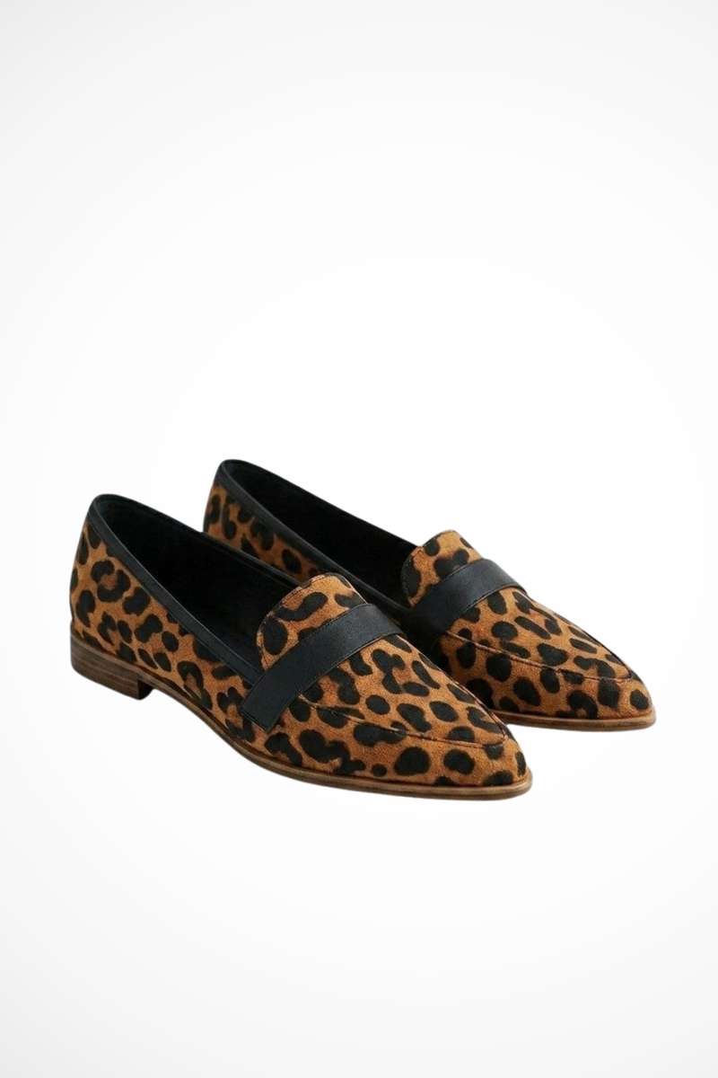 Ava Women's Suede Loafers - front view