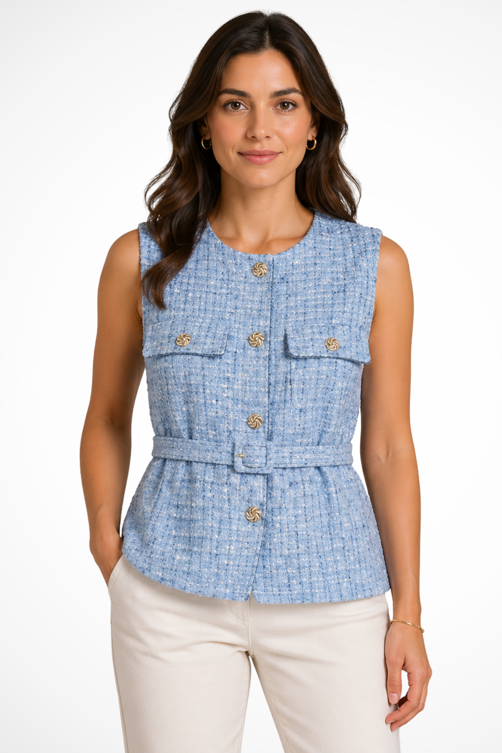 Kira Women's Vest - close-up detail