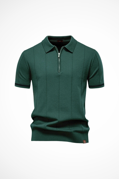 Desmond Men's Ribbed Knit Shirt - flat lay