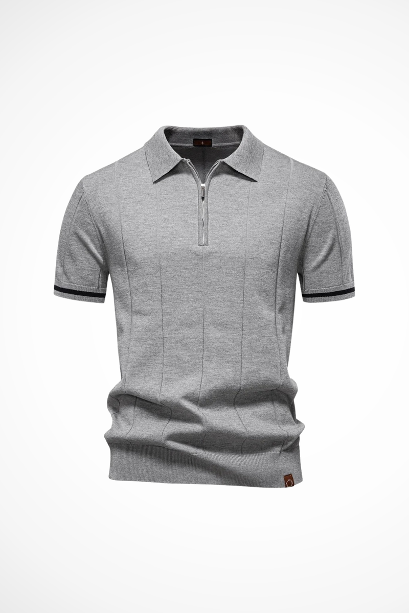 Desmond Men's Ribbed Knit Shirt - styled view