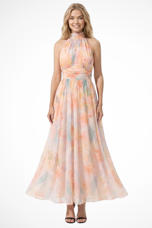 Lila Women's Floral Maxi Dress - front view