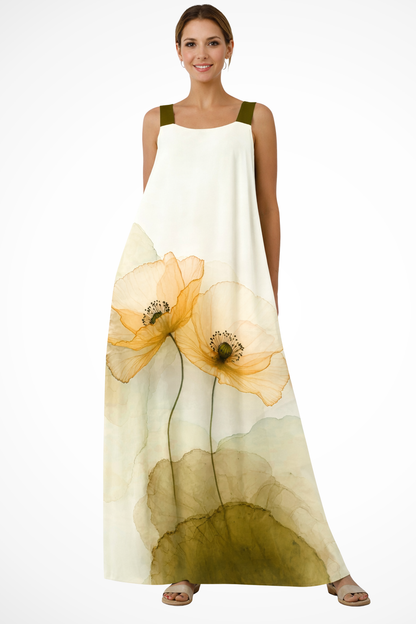 Mabel Women's Floral Maxi Dress - front view