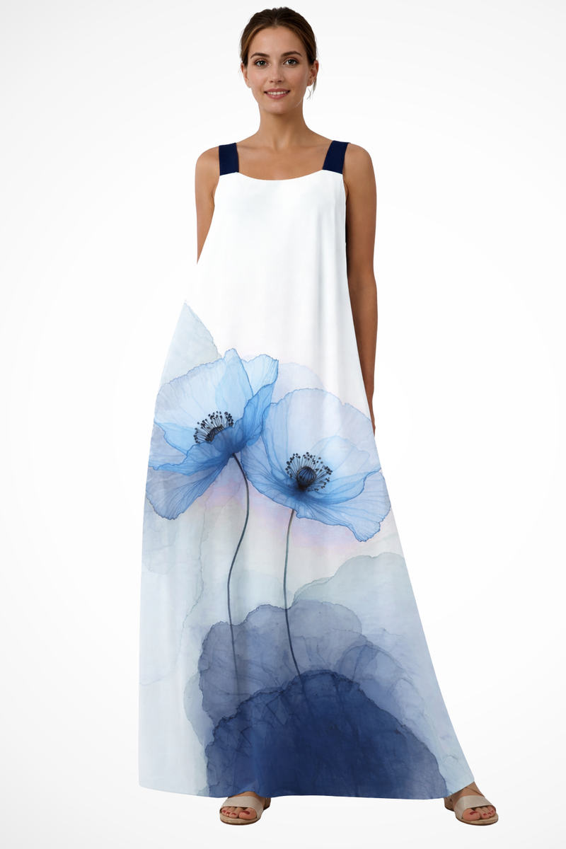 Mabel Women's Floral Maxi Dress | Sleeveless