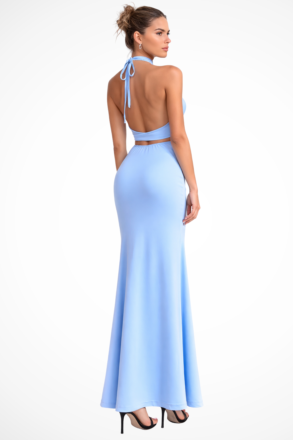 Saskia Women's Maxi Dress - fabric and finish detail