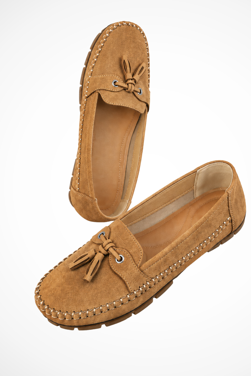 Tamsin Women's Suede Loafers - flat lay