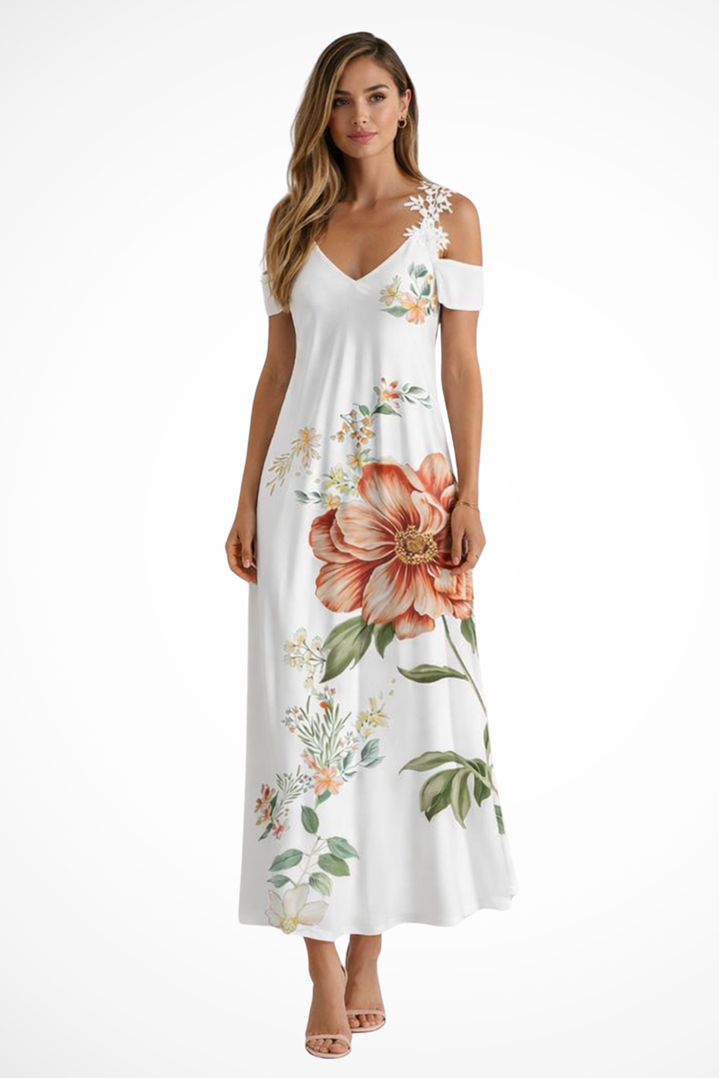Astrid Women's Floral Maxi Dress - front view