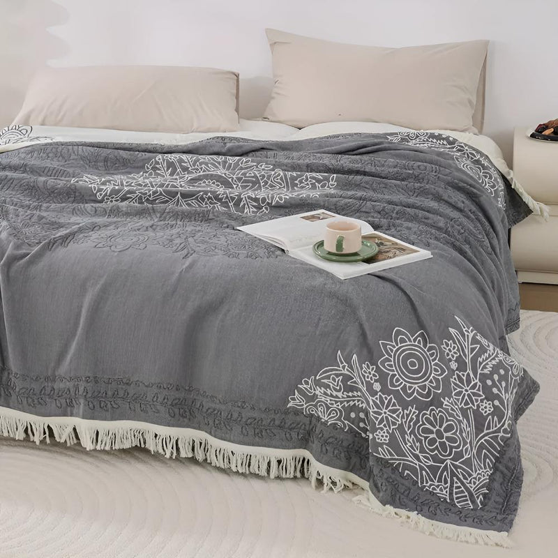 Fable Scandi Chic Cotton Blanket | Cotton, Nordic