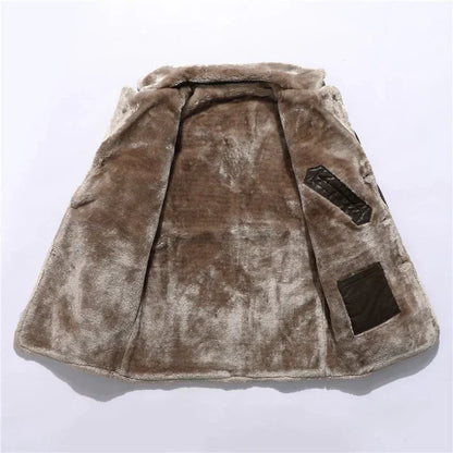 Otis Men's Trench Coat - fabric and finish detail