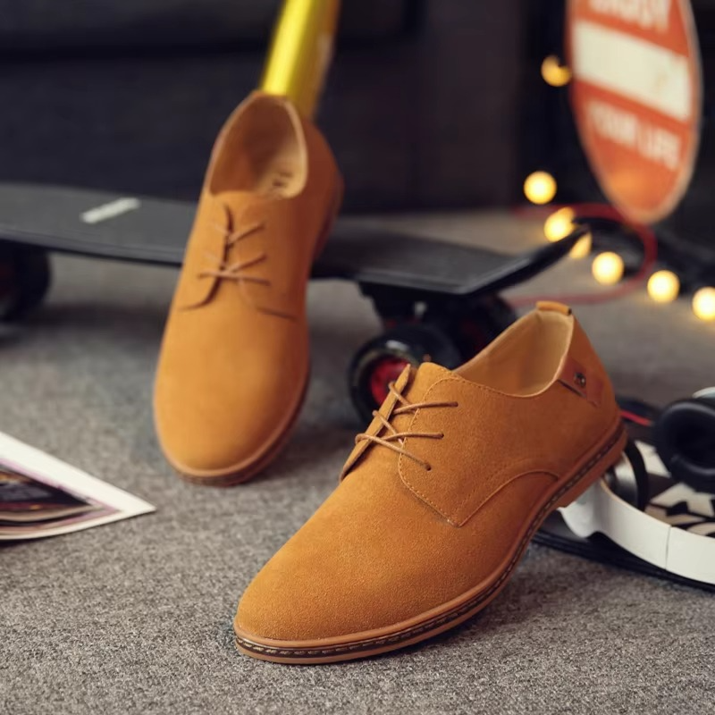 Lachlan Men's Suede Sneakers - front view