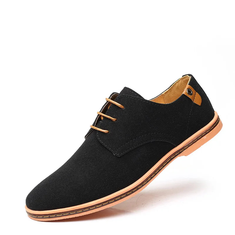 Edith Women's Suede Oxfords - close-up detail