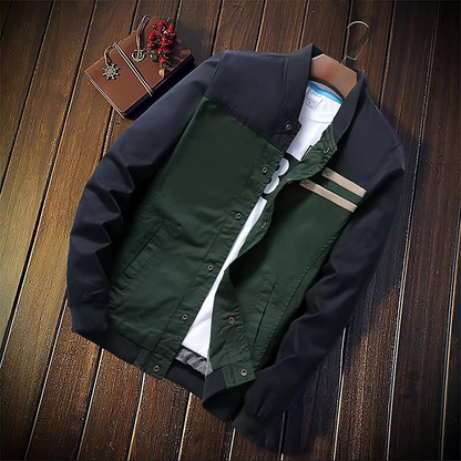 Tobias Men's Jacket - fabric and finish detail