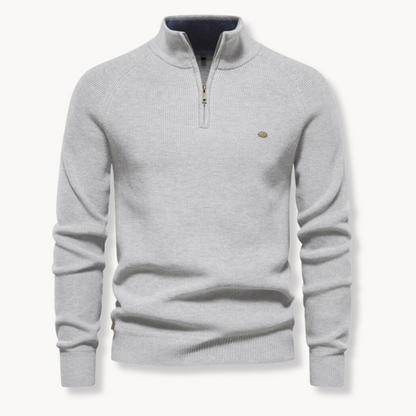 Ambrose Men's Ribbed Knit Sweater - full-length view