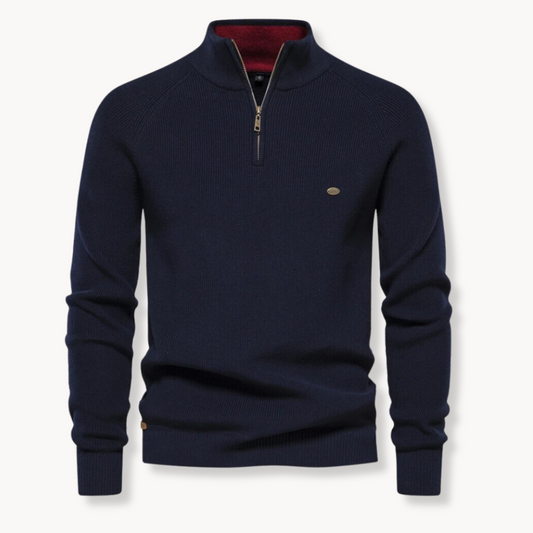 Ambrose Men's Ribbed Knit Sweater - front view