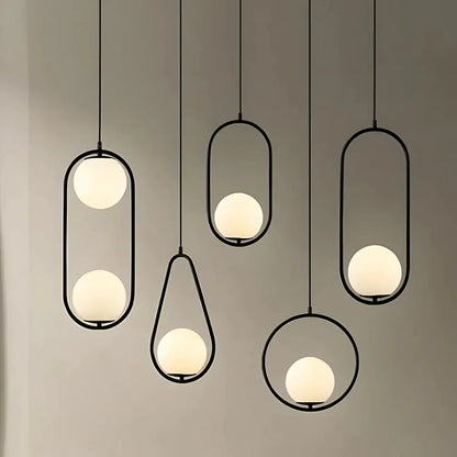 HausSphere | Elegant Minimalist Glass Pendant Light Fixture 13