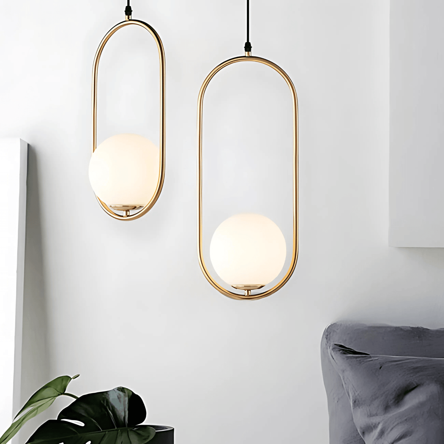 HausSphere | Elegant Minimalist Glass Pendant Light Fixture 3